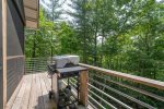 Open Back Deck with Gas Grill